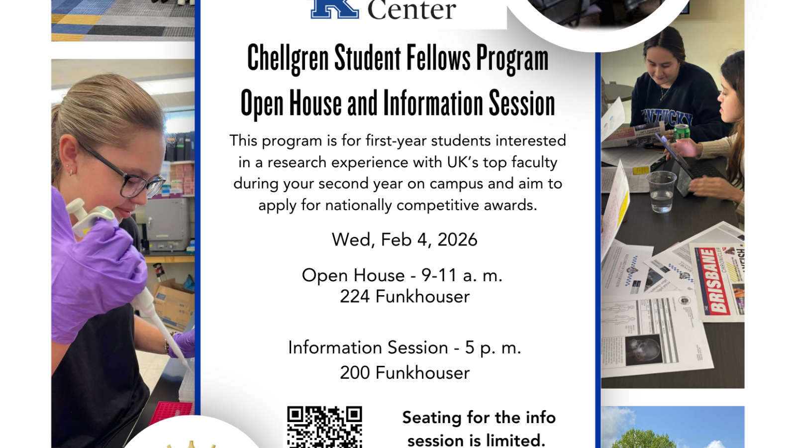 Chellgran Center.pdf Explore the Chellgren Student Fellows Program: Information session for ...